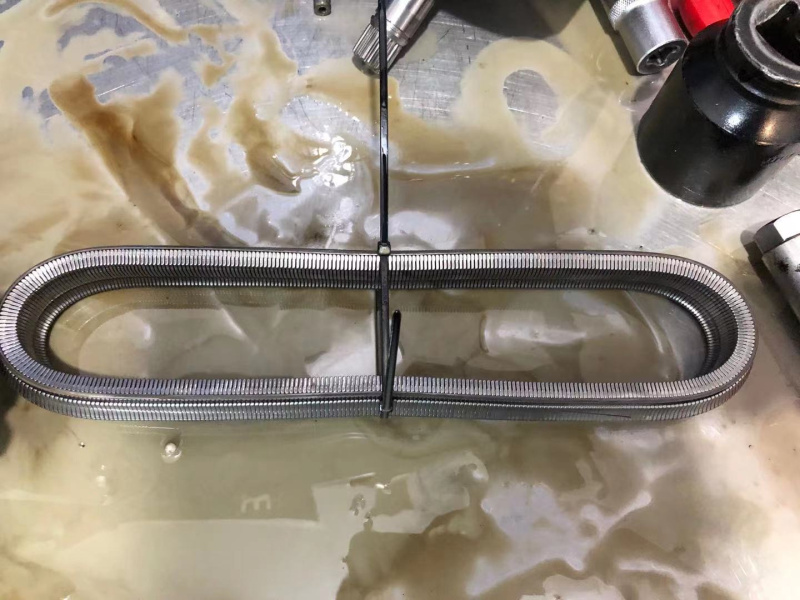 日产系列CVT变速箱进水后导致变速箱损坏，变速箱油变质发白，检修波箱